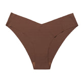 Sexy Ice Silk Low-Rise Panties Seamless Multicolor Briefs Lingerie