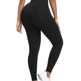 High Compression Butt Lifting Wide Waistband Shaper Leggings
