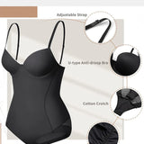 Breast Push Up Butt Lift Bodysuit Shapewear With Bra