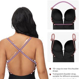 Plunge Backless Bodysuit Seamless Built In Bra Thong Shapewear