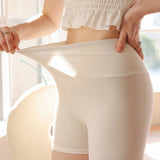 High Waisted Shaping Shorts Hip Lifting Ice Silk Seamless