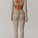 Back Pockets Jumpsuit
