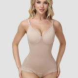 Sorelyne® Lace Trimmed Built In Bra Tummy Tuck Shapewear Bodysuit