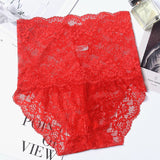 Women's Sexy High Waist Lace High Elasticity Breathable Slim Panties