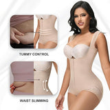 Sorelyne® Leopard High Compression Open Bust Tummy Control Body Shaper