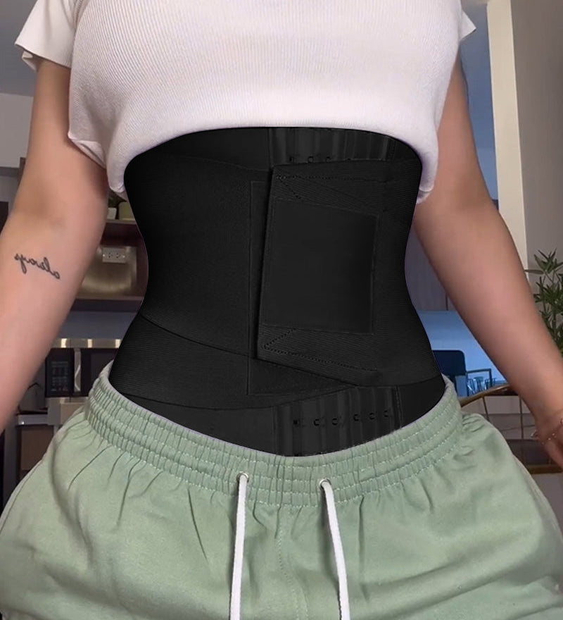 Sorelyne® Women Double Compression Tummy Wrap Sweat Sauna Waist Trainer