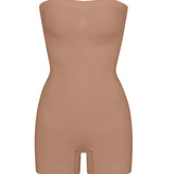 Slimming Sleeveless Bodysuit With Removable Shoulder Strap