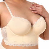 High Support Body Sculpting Lace Back Bra