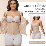 Women's Leopard Print Vest Tummy Control Waist Trainer With Bra