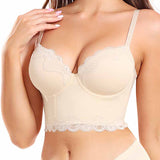 High Support Body Sculpting Lace Back Bra
