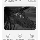 Women's Low Back Bodysuit Lace Stitching Tummy Control Brief Shapewear With Built In Bra