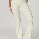 Crossover High Waist Hip Lift Quick Dry Yoga Flared Pants
