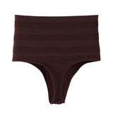 High Waist Sexy Triangle Thong Briefs Tummy Control Shapewear Panties