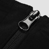 High Waist Trainer 2-In-1 Zipper Leggings Slim Fit Tummy Control Gym Pants