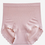 Women's High Waisted Antibacterial Crotch Briefs Stretch Full Coverage Panties