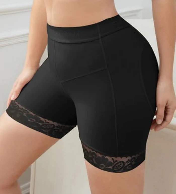 Sorelyne® Women Black Butt Lifter Lace Seamless Body Shape Lifting Enhancer Control Panties