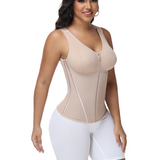 Sorelyne® Corset Vest with Padded Bra Front Zipper Waist Trainer