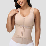 Sorelyne® Zipper & Button Double Pressure Sports Waist Trainer