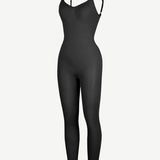 Women's Seamless Breast Support Tummy Control Full Shaping Jumpsuit