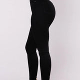 High Waist Elastic Tummy Control and Hip Lift Skinny Jeans