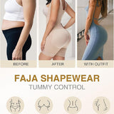 Sorelyne® High compression Front Zipper Mid Thigh Shapewear