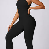 Peach Hip-lifting and Beautiful Back Quick-drying Yoga Jumpsuit