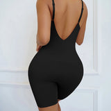Seamless Solid Underwire V Backless Shapewear Bodysuit