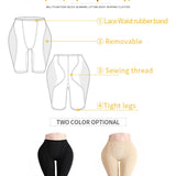 Women's Mid-rise Tummy Control Butt Lifting Shaping Shorts
