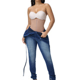 Sorelyne® Hip Mesh High Waisted Girdle Shaping Shorts with Zip Closure for Women