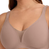 Women's Deep V Seamless Push Up Wire Free Comfort Bra