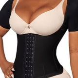 Sorelyne® Women Compression Waist Trainer Tank tops Under Bust with Short Sleeves