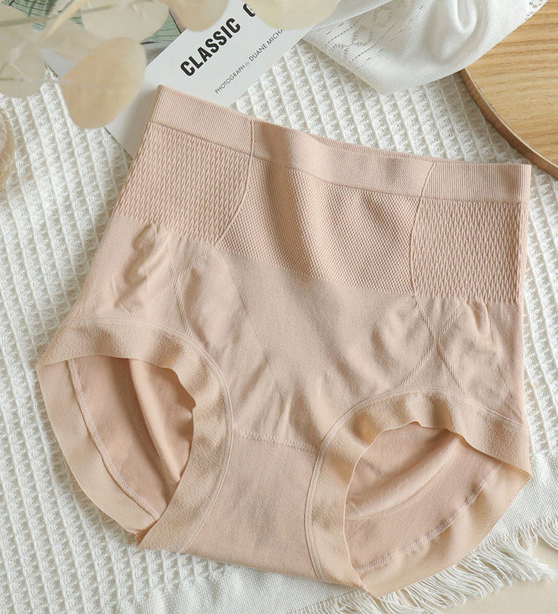 Seamless Tummy Control Antibacterial Crotch Briefs High Waist Butt Lift Panties