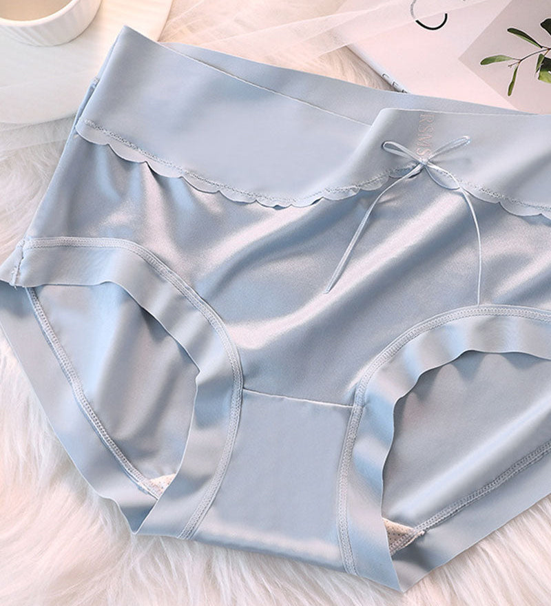 Luxury High Waist Tummy Control Satin Panties