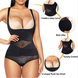 Mesh Seamless Waist Slimmer Corset Butt Shaping Shapewear Bodysuit