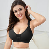 Sorelyne® Women Front Closure Brassiere Sports Bra High Support-Black