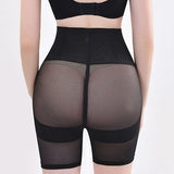 Mesh High Waist Tummy Control Underwear Postpartum Recovery Slimming Shaping Shorts