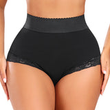 Women's Triangle Mid Waist Hip Lifting Tummy Control Shapewear Shorts