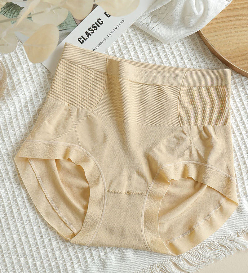 Seamless Tummy Control Antibacterial Crotch Briefs High Waist Butt Lift Panties