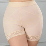 Women Beige Butt Lifter Seamless Thigh Slimming Control Panties