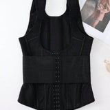 Steel Boned Mesh Waist Trainer Vest Breathable Abdominal Sculpting Belt Corset