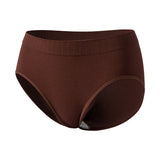 Women’s Solid Hip-Lifting Pure Cotton Slimming Briefs Seamless Low Waist Underwear