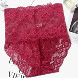Women's Sexy High Waist Lace High Elasticity Breathable Slim Panties