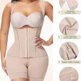 Sorelyne® High compression Front Zipper Mid Thigh Shapewear