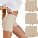 Solid Elastic Seamless Non-Slip Boyshorts Underwear