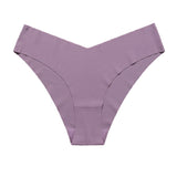 Sexy Ice Silk Low-Rise Panties Seamless Multicolor Briefs Lingerie