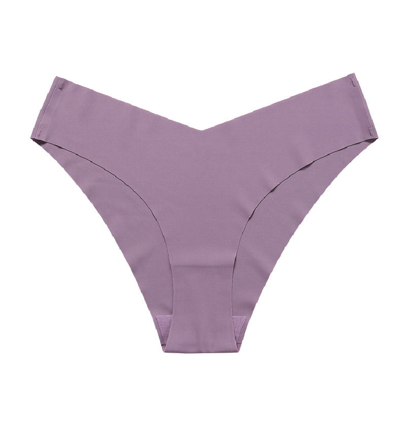 Sexy Ice Silk Low-Rise Panties Seamless Multicolor Briefs Lingerie