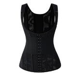 Steel Boned Mesh Waist Trainer Vest Breathable Abdominal Sculpting Belt Corset