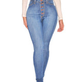 Women's High-Waisted Butt-Lifting Skinny Jeans