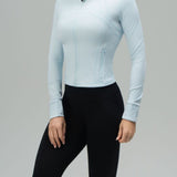 Long Sleeve Cropped Workout Yoga Jacket