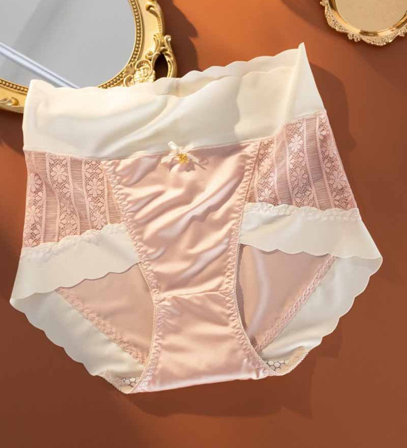 Ice Silk Light Luxury Comfort Seamless High Waist Underwear